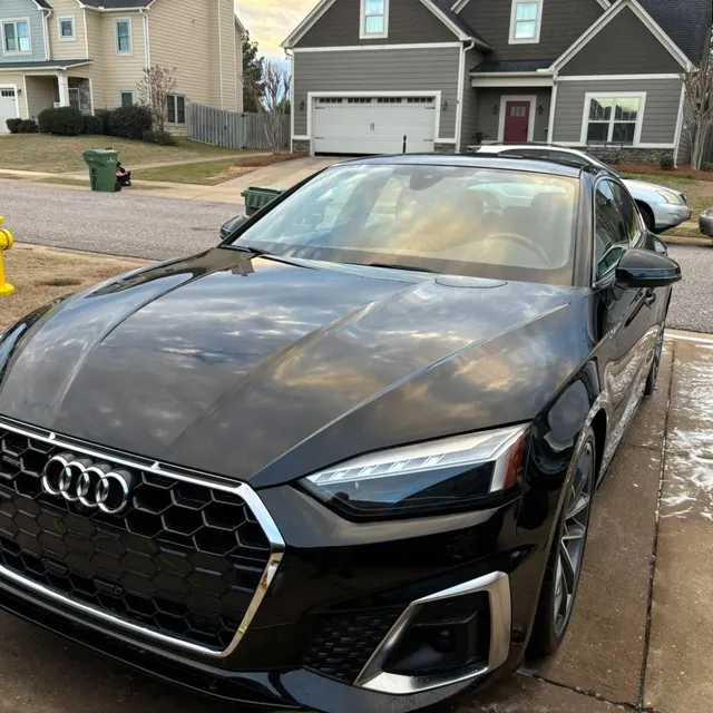 Detailed black Audi