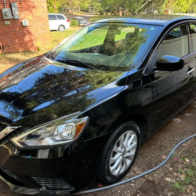 Detailed black sedan